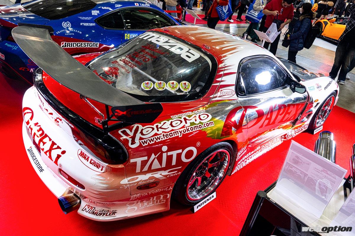 「「D1GP2005シリーズを戦った伝説のセブンが凱旋！」アペックスFD3Sの勇姿【東京オートサロン2024】」の6枚めの画像