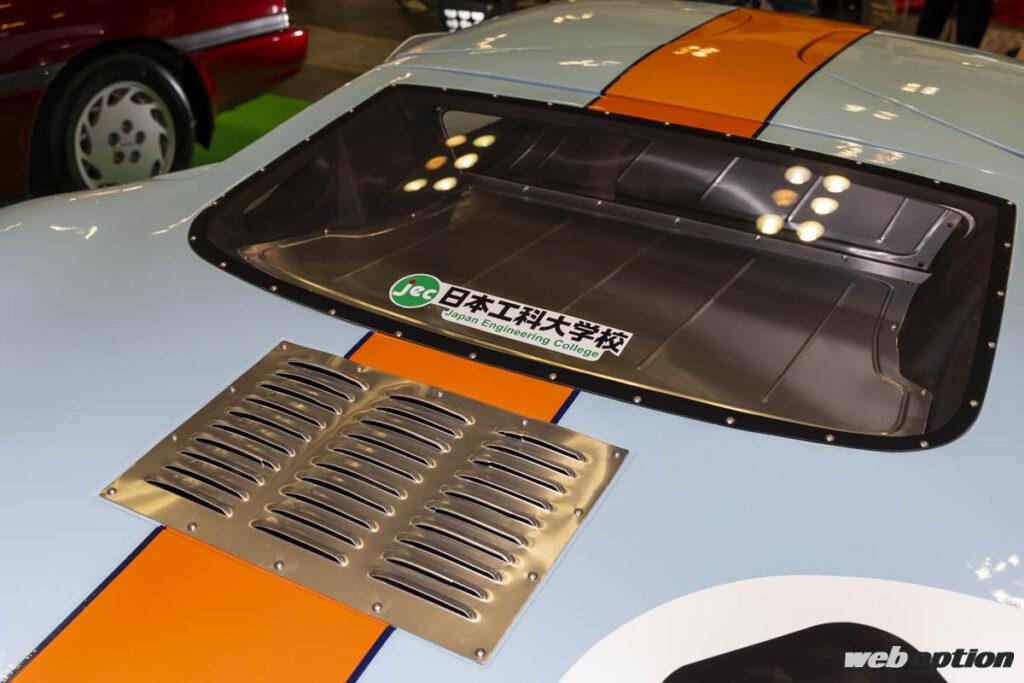 「「ほとばしる学生魂」ホンダビートでフォードGT40を完全再現!?【大阪オートメッセ2024】」の17枚目の画像