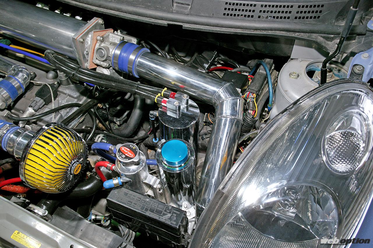 「「現代版のマーチスーパーターボか!?」K12型の1.4Lエンジンにスーパーチャージャーとターボを装着！」の5枚めの画像