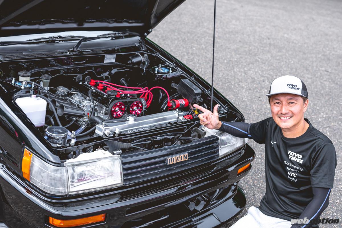 「「ドリフト界の大御所が今さらハチロクデビュー!?」小泉商会が作る今時のAE86即ドリ仕様に迫る!!」の26枚めの画像