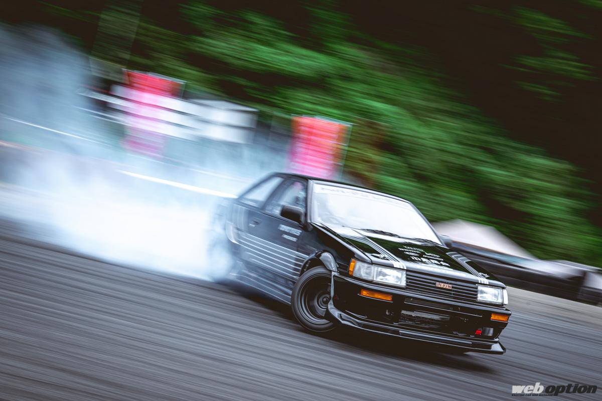 「「ドリフト界の大御所が今さらハチロクデビュー!?」小泉商会が作る今時のAE86即ドリ仕様に迫る!!」の6枚めの画像