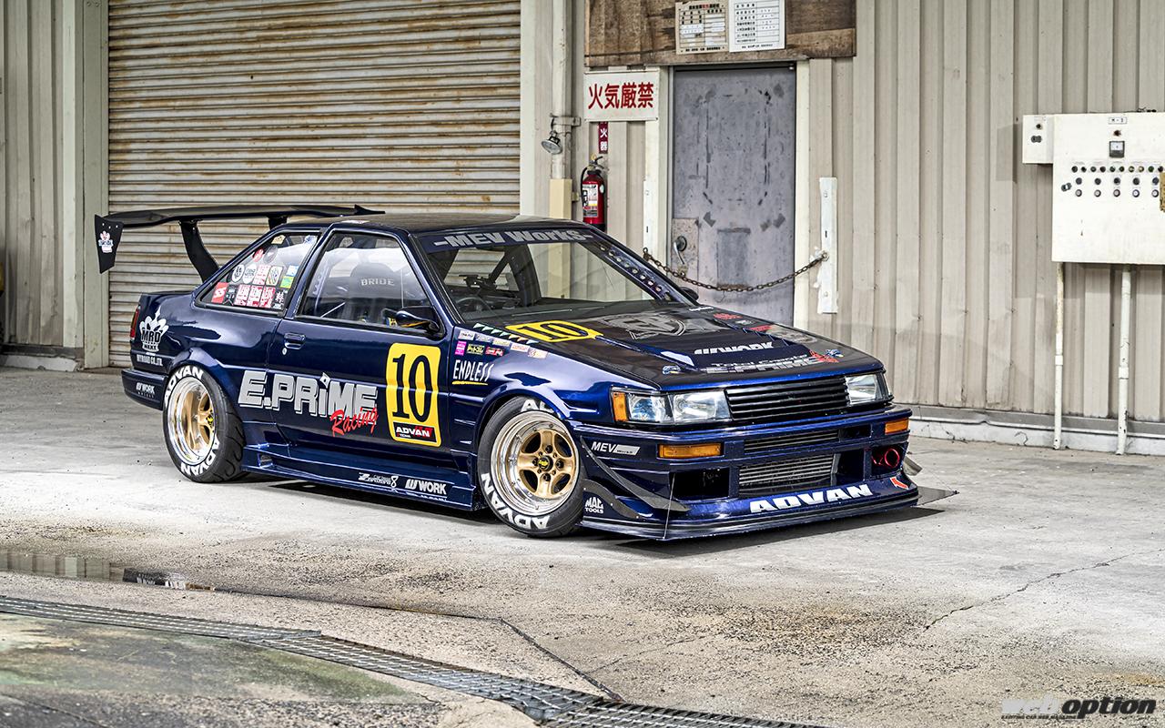 AE86の弱点を完全克服!?」走れるシャコタンを実現したハチロク究極チューンに迫る！ ｜ web option(ウェブ オプション)