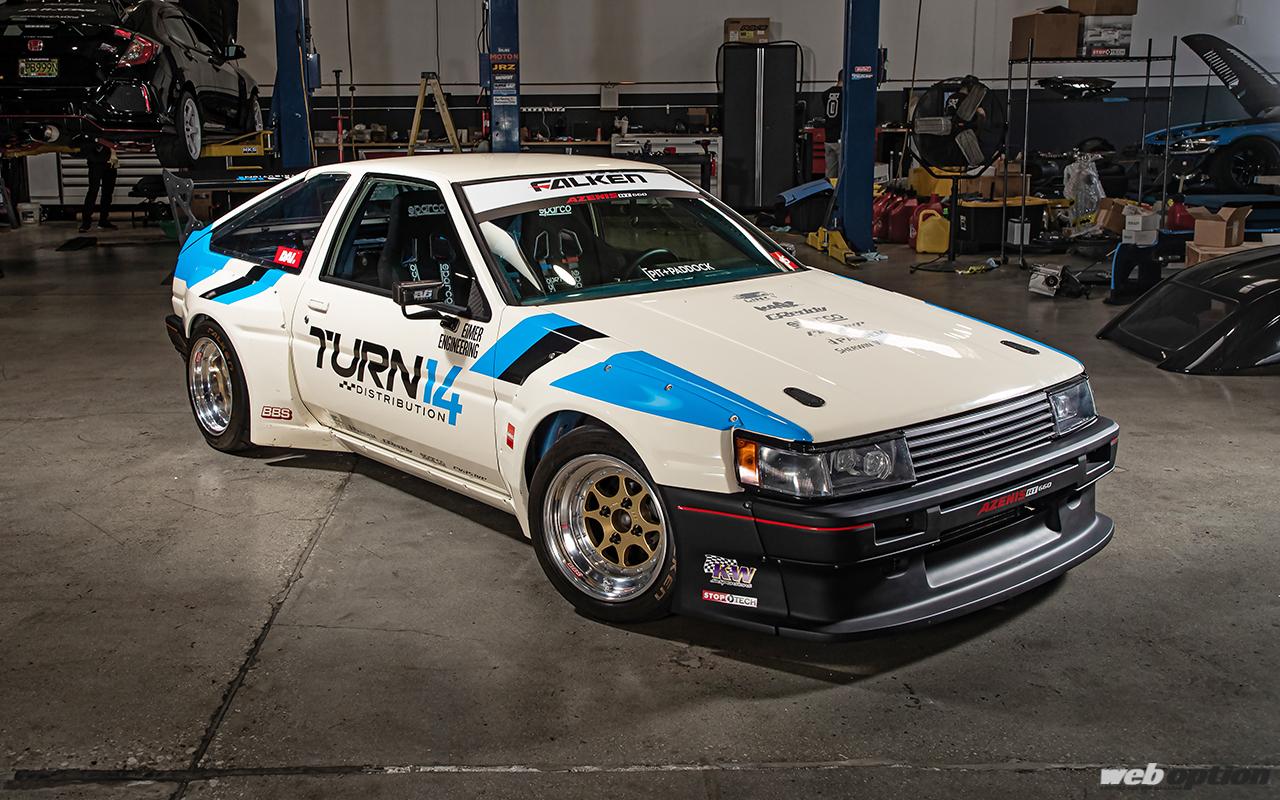 「「AE86タイプR、爆誕!?」日米カスタムシーンの技術力を注ぎ込んだ最強VTECターボ仕様に迫る」の1枚めの画像