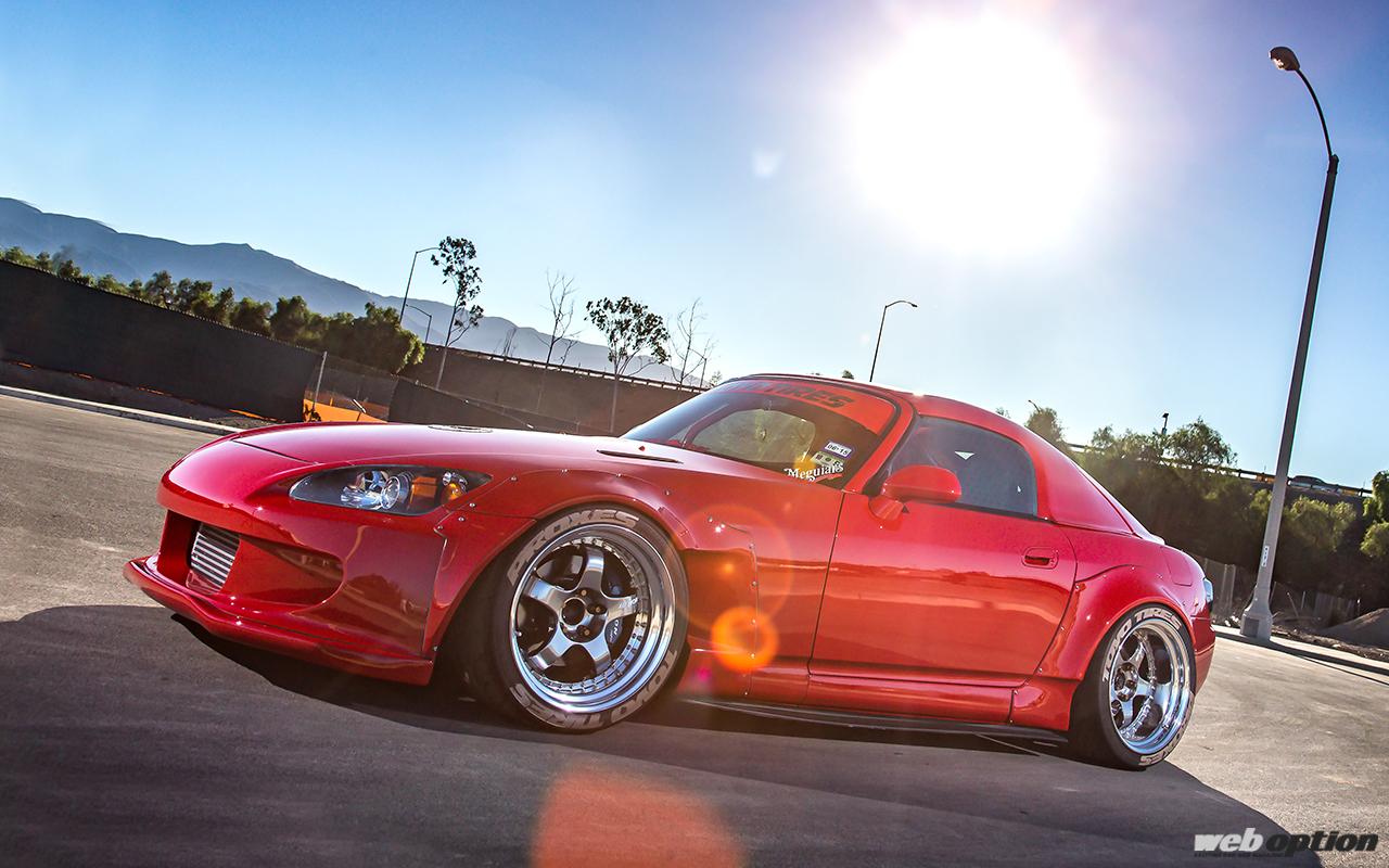 「「アメリカの若者が本気出すとS2000もこうなる」ワイド＆ターボで魅せる！」の1枚めの画像