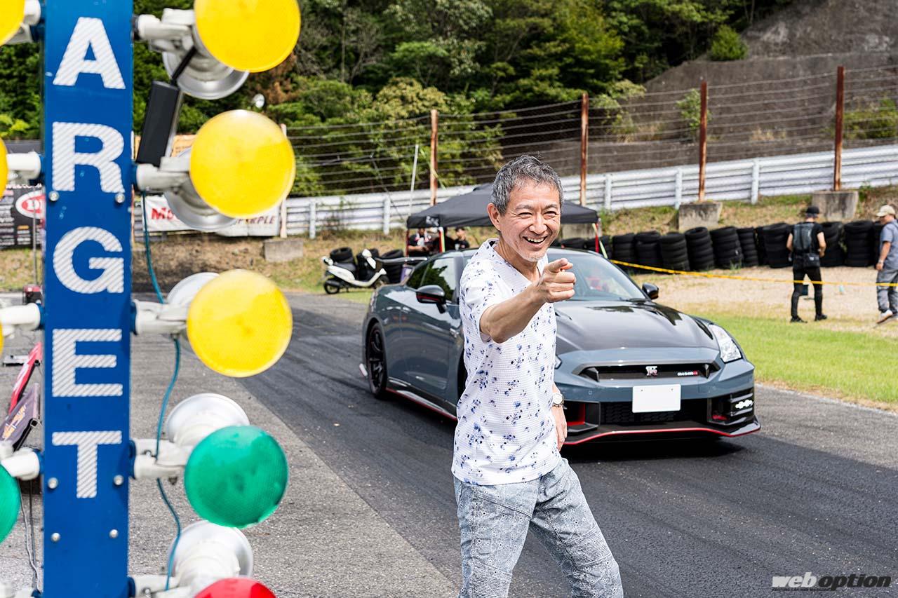 「「日産ブランドアンバサダーがドラッグレースに挑戦！」田村宏志がGT-Rニスモを踏みちぎる!!」の5枚めの画像