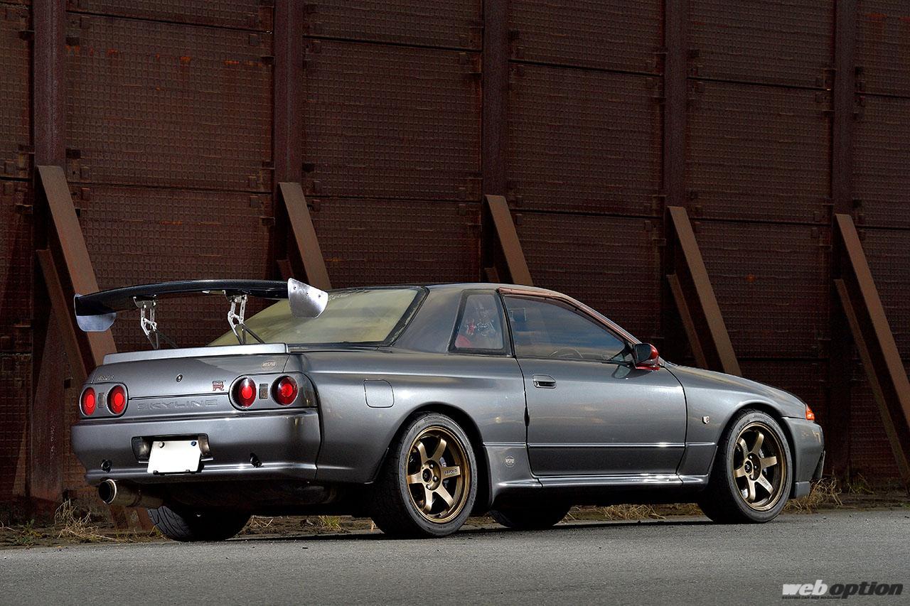 日産 純正 BNR32 スカイライン GT-R/GTR ノーマル アルミ製 フロント