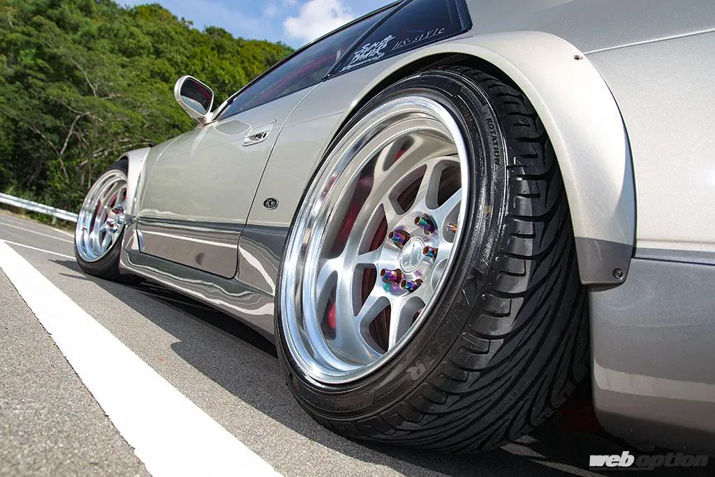 国宝級S13シルビアをオバフェン＆アーチ上げ！」屋内保管車を極低