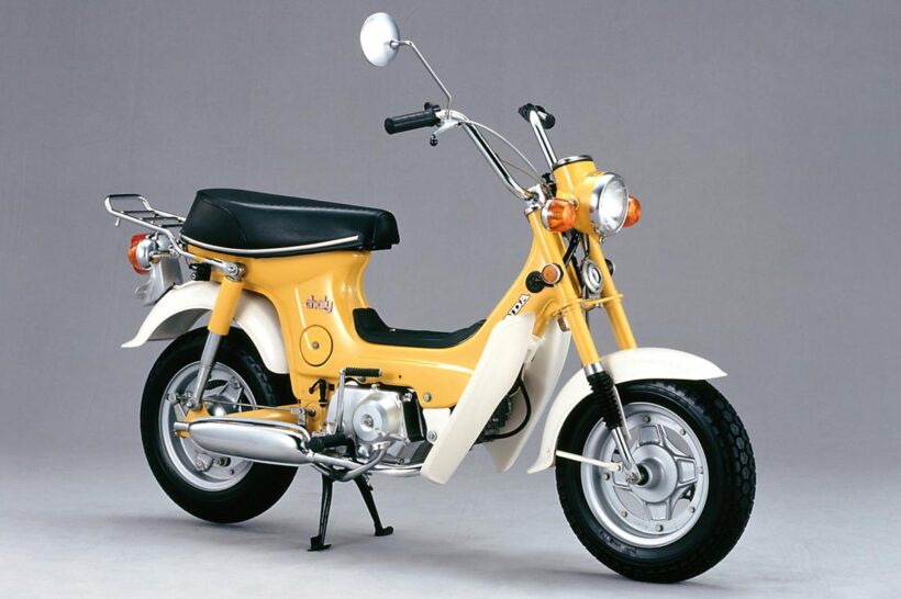 1972年（昭和47年）に登場したシャリィの初期型モデル「CF50-2」。