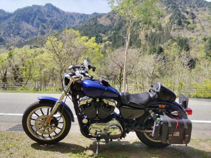 山へのツーリングイメージ