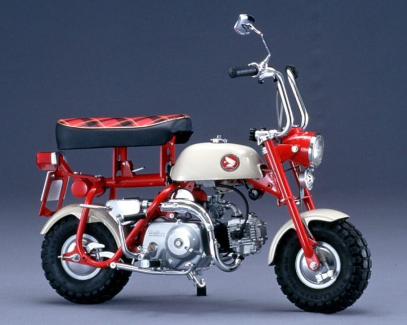 1967年にデビューしたホンダ「モンキーZM50」