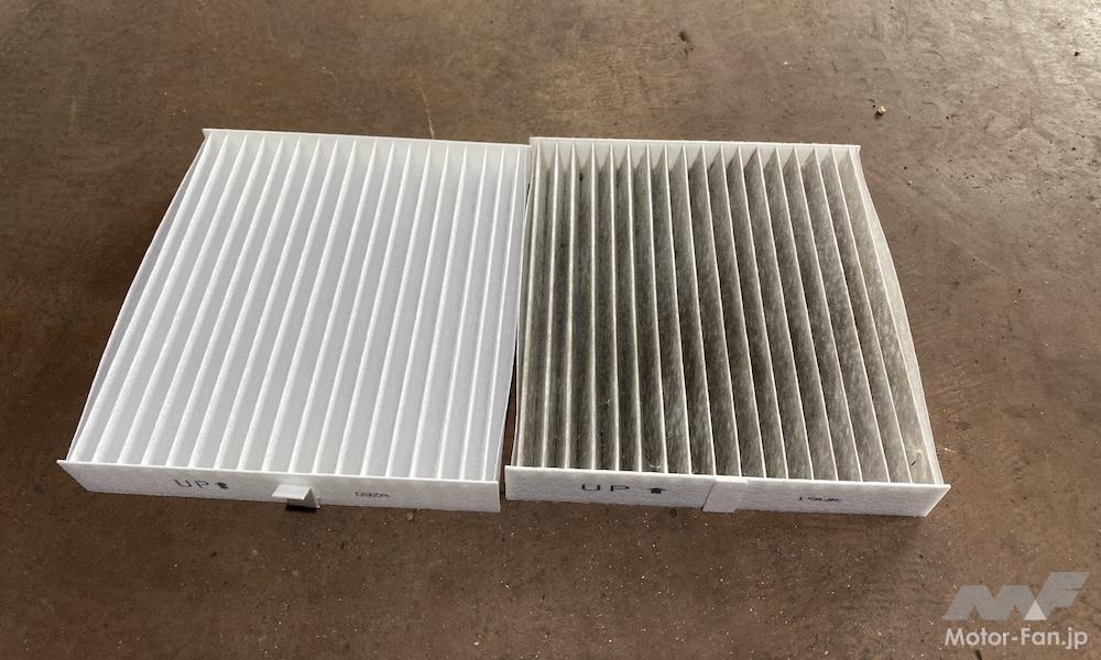 カーエアコンフィルターの写真