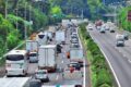 高速道路の渋滞のようす