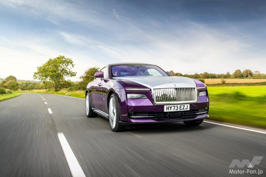ロールス・ロイスのエンブレム「ダブルR」とマスコット「スピード オブ エクスタシー」には人間模様の物語が隠されている(写真は最新モデルのSpectre)。