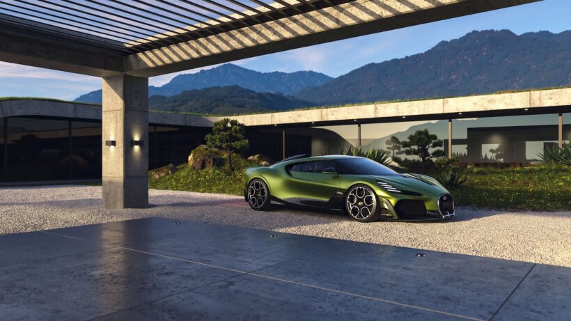 ワンオフモデル「ブガッティ ブルイヤール」のエクステリア。