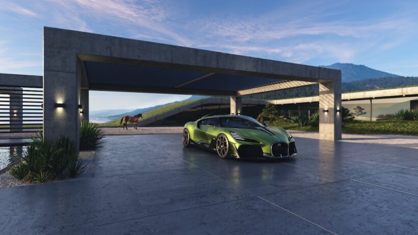 ワンオフモデル「ブガッティ ブルイヤール」のエクステリア。