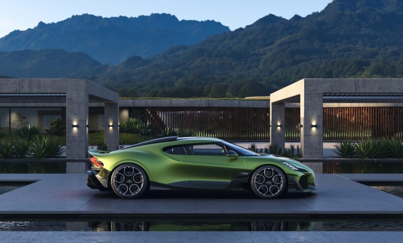 ワンオフモデル「ブガッティ ブルイヤール」のエクステリア。