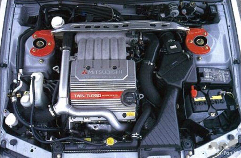 6A13型V6 DOHC 24バルブ2498ccエンジン