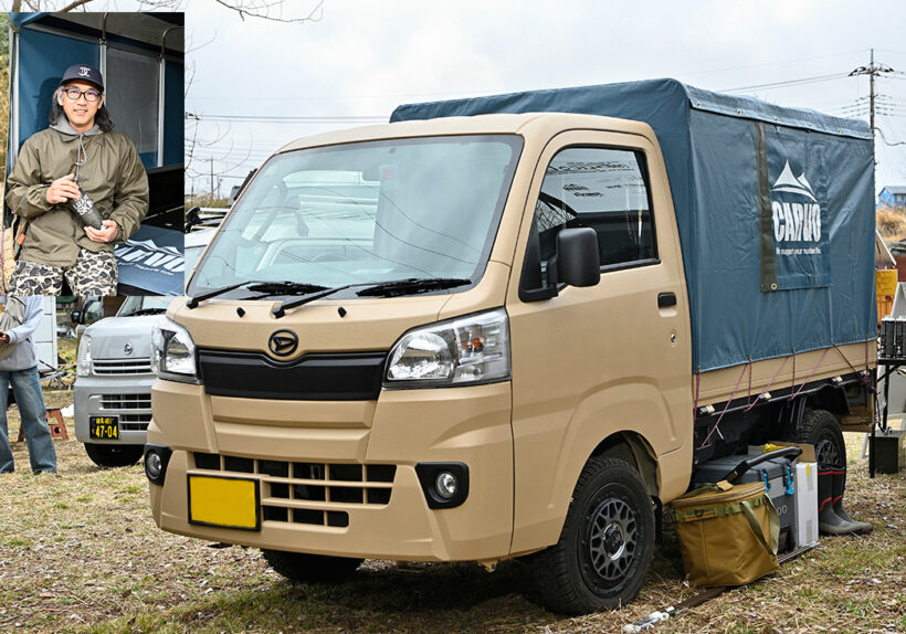 軽トラ『ハイゼット』をタフに仕立てたスロバキア製塗料“リザード