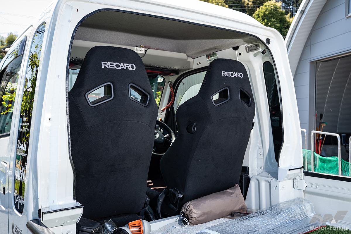 キャビン後方をオープン化!?『軽トラ・ガーレージハウス』は軽トラ