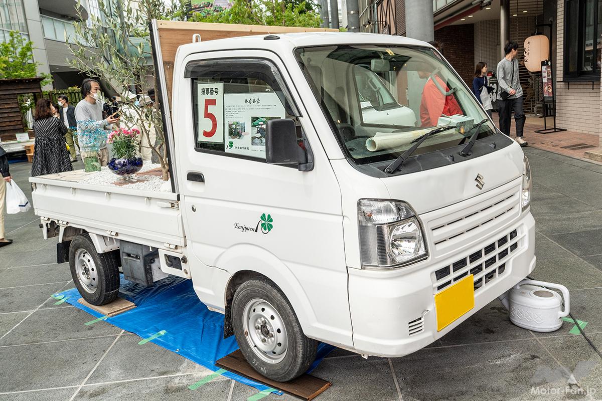 軽トラ庭園】美しすぎる和洋一体!? えっ軽トラックの荷台が植木鉢って 軽トラ庭園】美しすぎる和洋一体!? えっ軽トラックの荷台が植木鉢って
