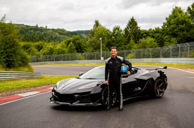 コルベット Z06は、車両パフォーマンスマネージャーのアロン・リンクがステアリングを握り、7分11秒826のラップタイムを記録した。