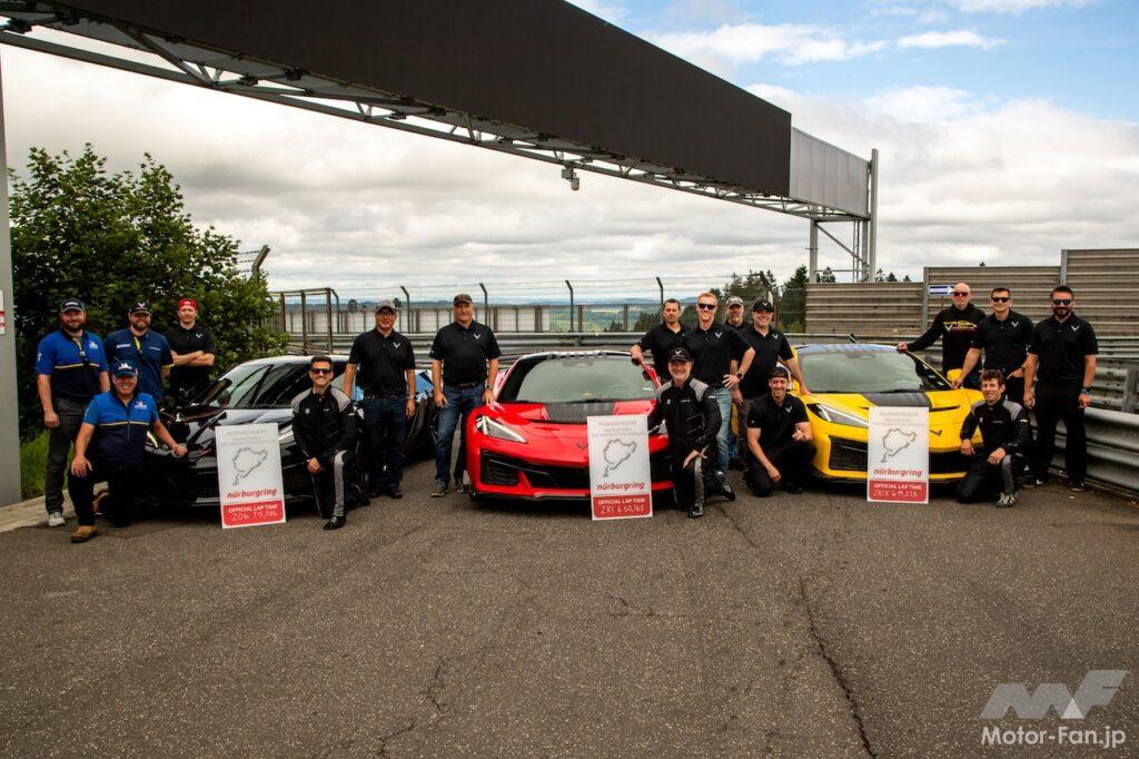 シボレーが、最新世代のコルベット Z06、ZR1、ZR1Xをニュルブルクリンク・ノルトシュライフェに持ち込み、タイムアタックを実施した。