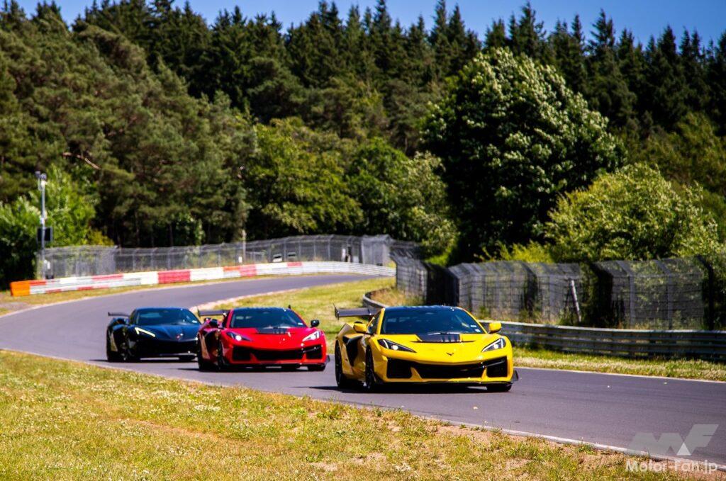 シボレーが、最新世代のコルベット Z06、ZR1、ZR1Xをニュルブルクリンク・ノルトシュライフェに持ち込み、タイムアタックを実施した。