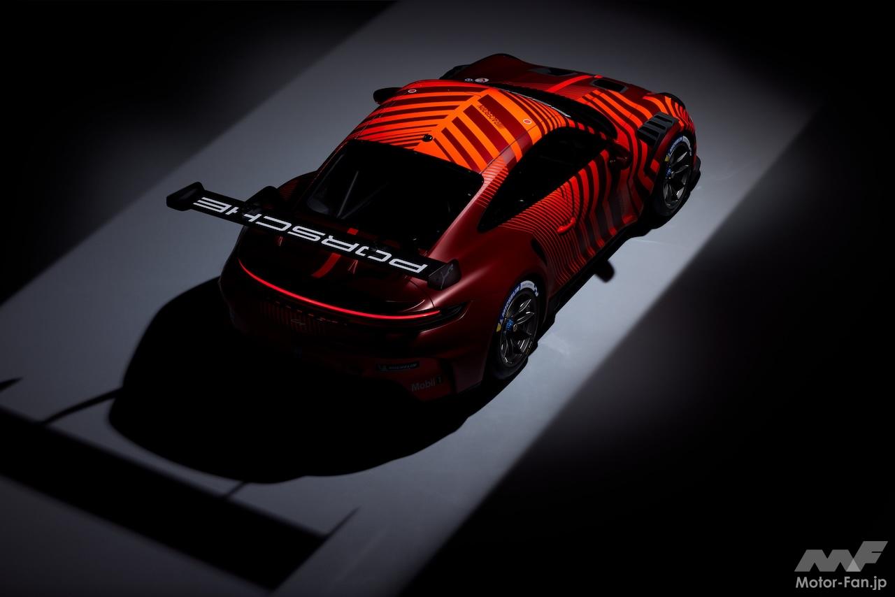 992.2型をベースにエンジンと空力が進化した新型レーシングカー