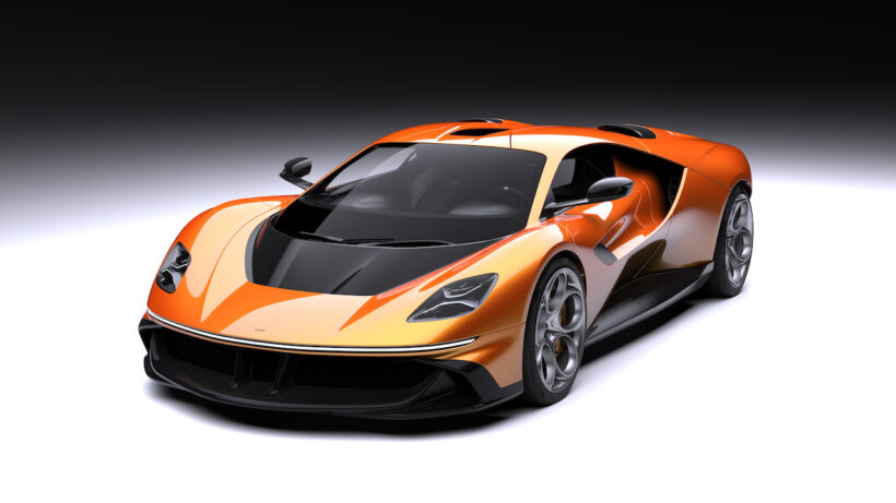 英国発のスーパースポーツ「ガラジスティ GP1」のエクステリア。