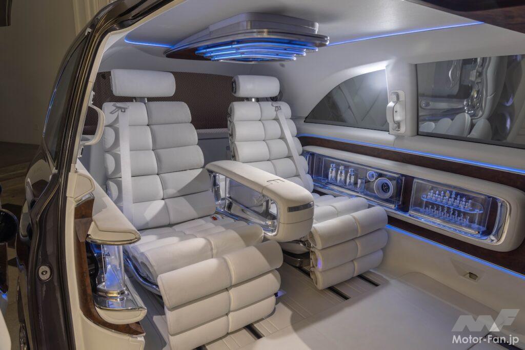 新世代MPVコンセプト「メルセデス・ベンツ ヴィジョン V」のインテリア。