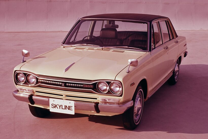 1969年にデビューした3代目スカイライン「スカイライン1800」