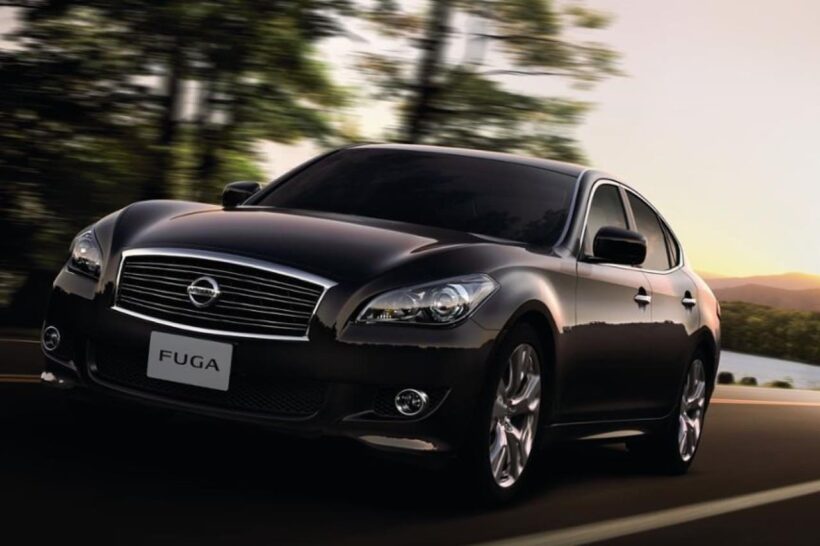 2009年に米国で発表された「インフィニティM」(写真は日本仕様の2代目「フーガ」)