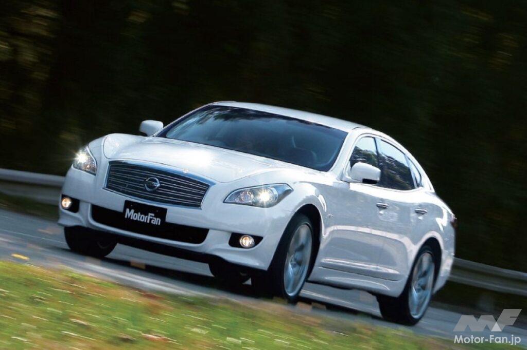 2009年に米国で発表された「インフィニティM」(写真は日本仕様の2代目「フーガ」)