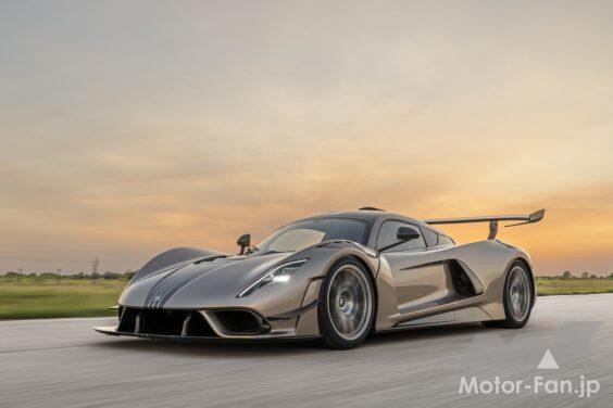 ヘネシー史上最高のパフォーマンスを実現、「ヴェノム F5 レボリューション LF」の走行シーン。