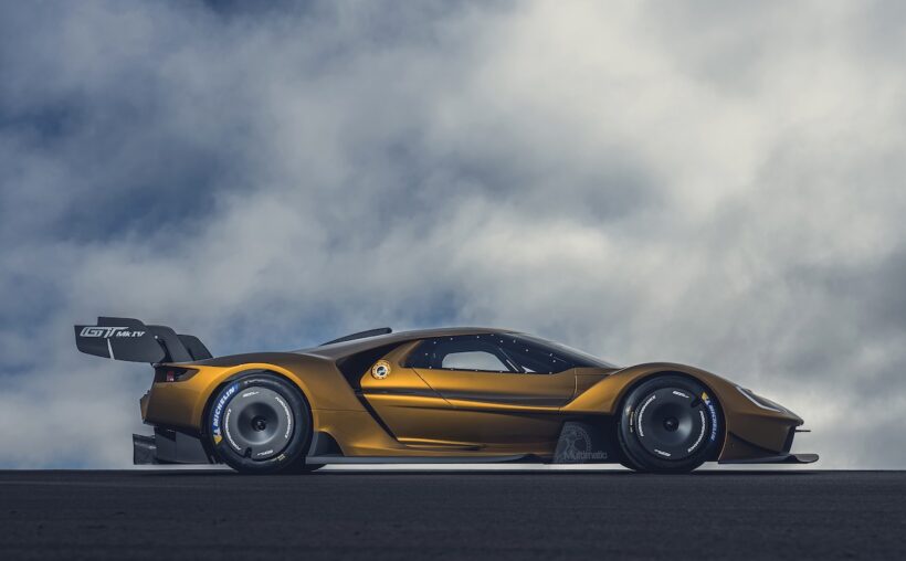 サーキット専用車「フォード GT Mk IV」のエクステリア。