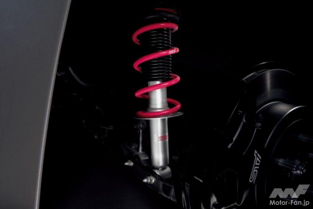 STI製チューニングリヤダンパー&コイルスプリング