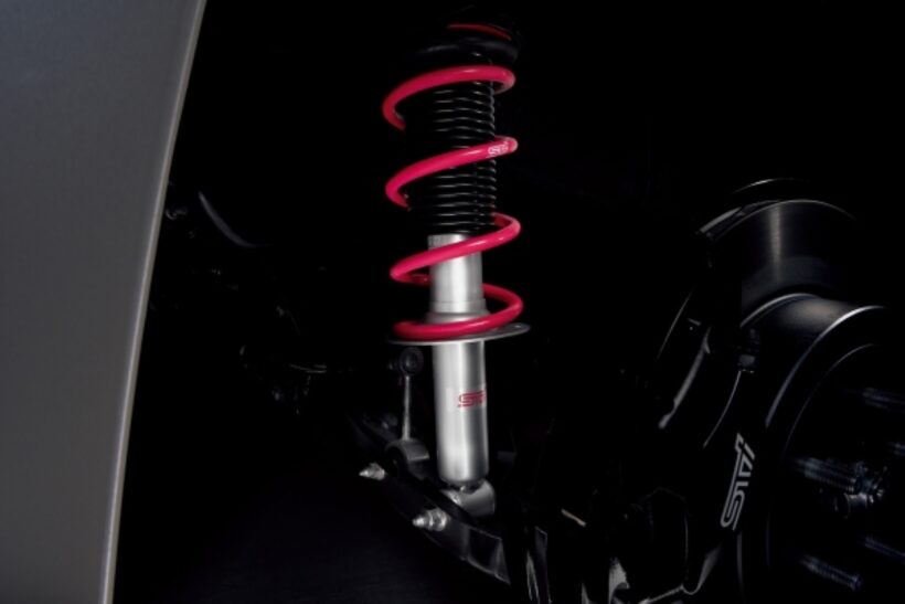 STI製チューニングリヤダンパー＆コイルスプリング