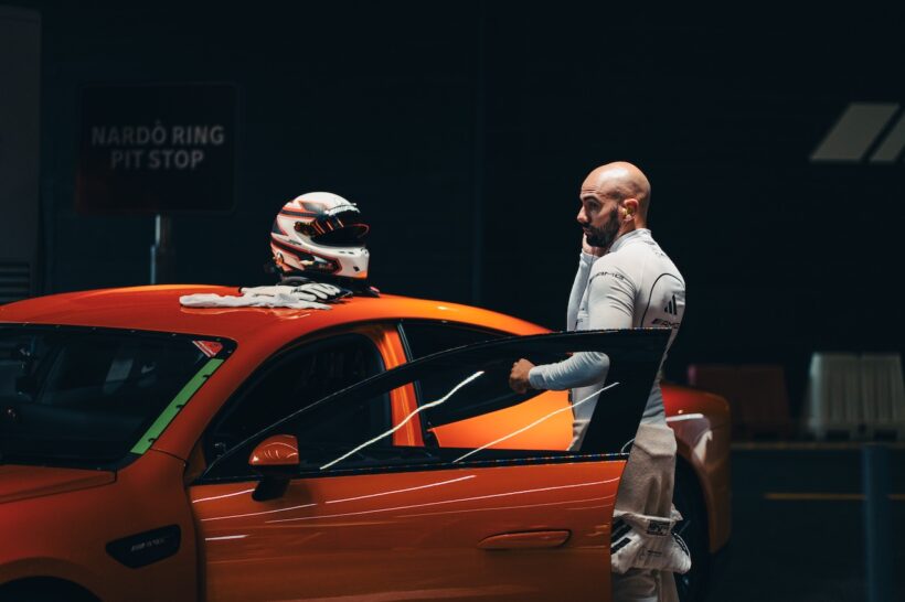 耐久走行チャレンジを敢行した「コンセプト AMG GT XX」。