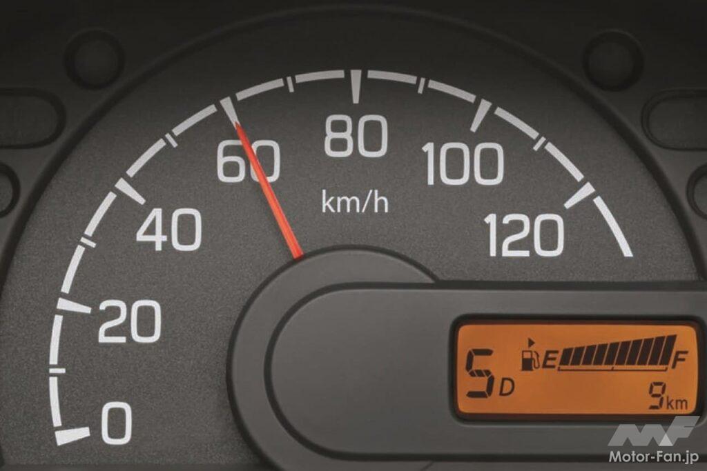 キャリイのスピードメーター