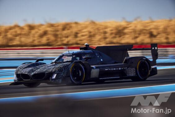 ポール・リカール・サーキットでテストを行う2026年仕様の「BMW M ハイブリッド V8」。