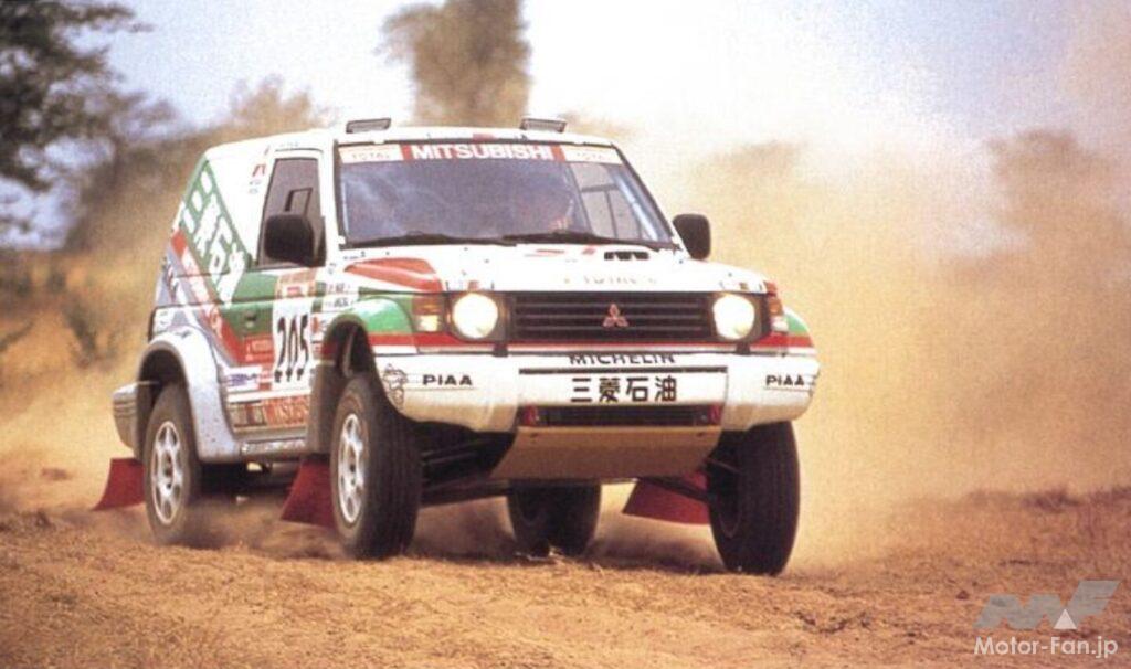 1997年、篠塚建次郎選手が乗るパジェロがパリダカ総合優勝