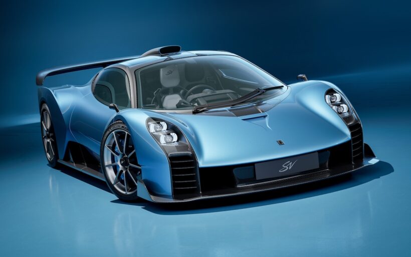 ゴードン・マレー・スペシャルビークルズが発表した「GMSV ル・マン GTR GTR」のエクステリア。