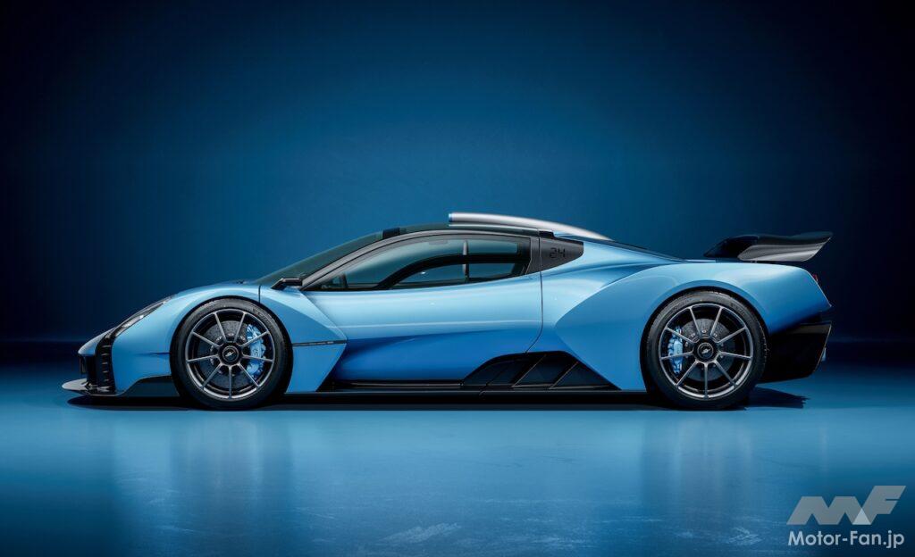 ゴードン・マレー・スペシャルビークルズが発表した「GMSV ル・マン GTR GTR」のエクステリア。