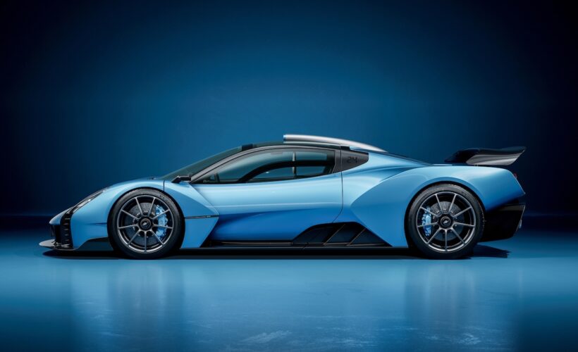 ゴードン・マレー・スペシャルビークルズが発表した「GMSV ル・マン GTR GTR」のエクステリア。