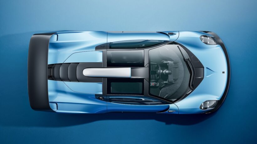 ゴードン・マレー・スペシャルビークルズが発表した「GMSV ル・マン GTR GTR」のエクステリア。