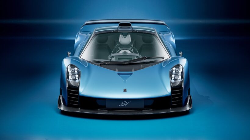 ゴードン・マレー・スペシャルビークルズが発表した「GMSV ル・マン GTR GTR」のエクステリア。