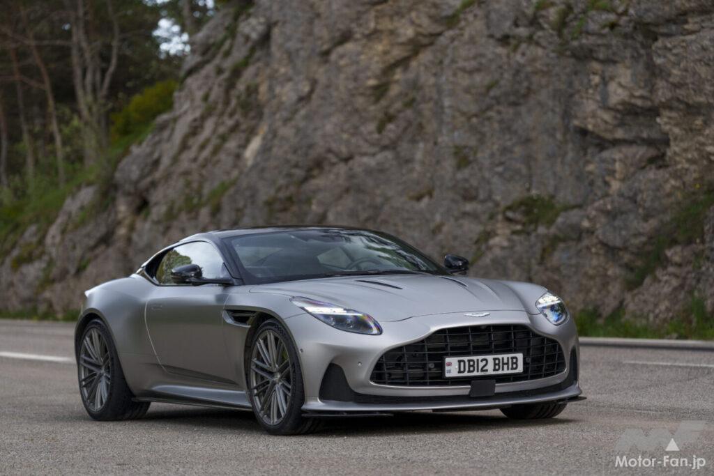 アストンマーティンは、映画「007 ゴールドフィンガー」でジェームズ・ボンドが「DB5」をドライブしたことで世界の注目を浴びた(写真は最新モデルのDB12)。