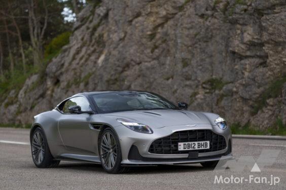 アストンマーティンは、映画「007 ゴールドフィンガー」でジェームズ・ボンドが「DB5」をドライブしたことで世界の注目を浴びた（写真は最新モデルのDB12)。