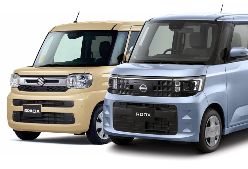 速攻比較・日産新型ルークス vs スズキ スペーシア! 空間の広さと先進