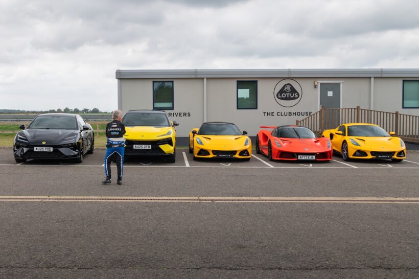 ロータス エヴァイヤでヘセルを周回したヤン・ラマース。